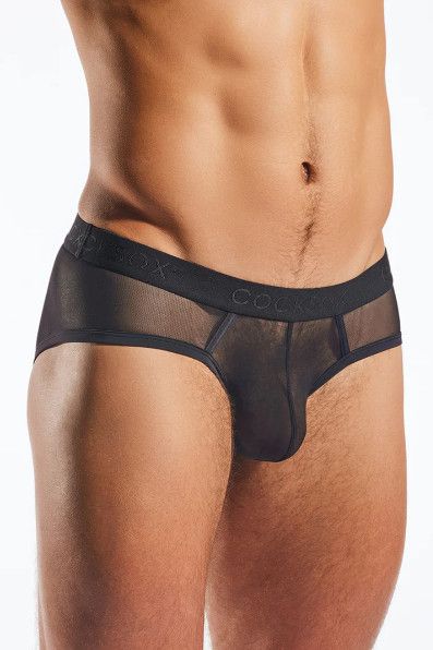 CockSox CX76ME Mesh Sports Brief Nero, Size: Small