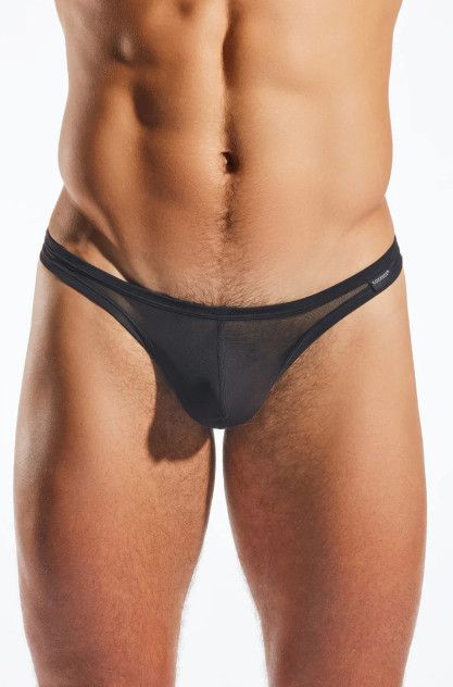 CockSox CX05ME Mesh Thong Nero