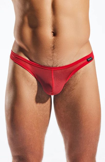 CockSox CX05ME Mesh Thong Rose