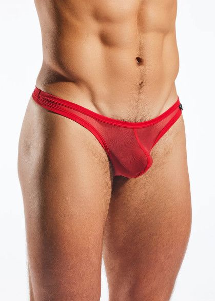CockSox CX05ME Mesh Thong Rose, Size: Small