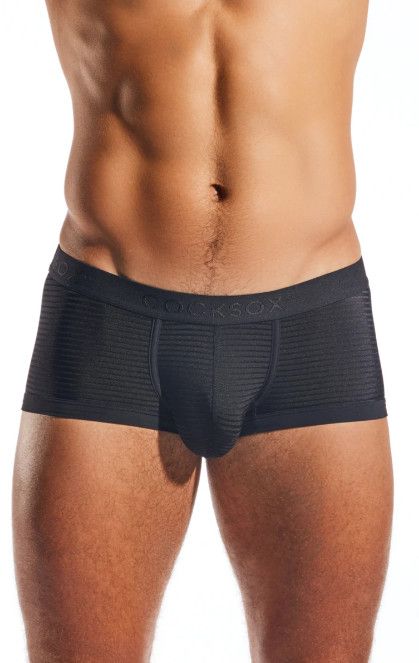 CockSox CX68LUX Semi-Sheer Trunk Nero