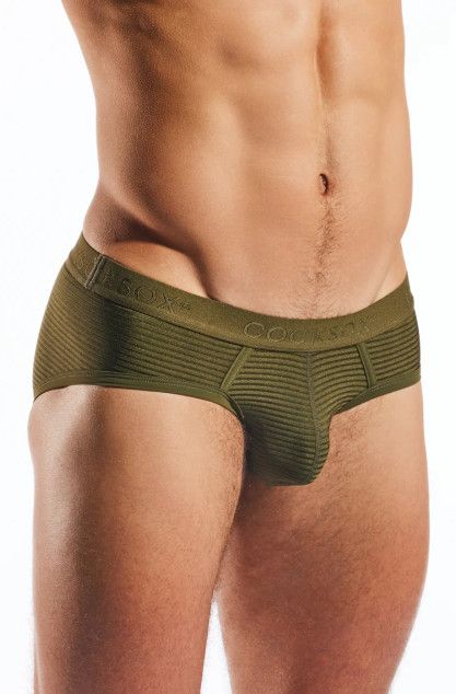 CockSox CX76LUX Semi-Sheer Sports Brief Liguria, Size: Small