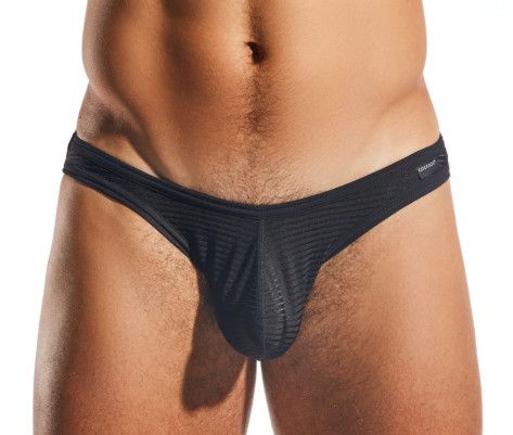 COCKSOX CX01LUX SEMI-SHEER BRIEF NERO
