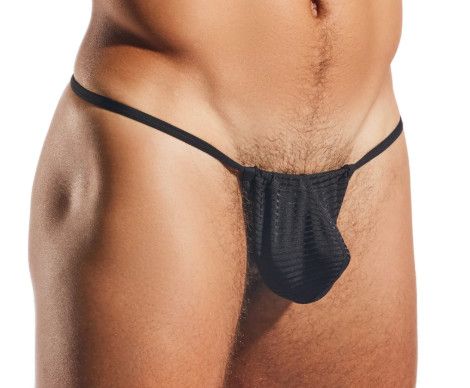 COCKSOX CX14LUX SEMI-SHEER SLINGSHOT NERO
