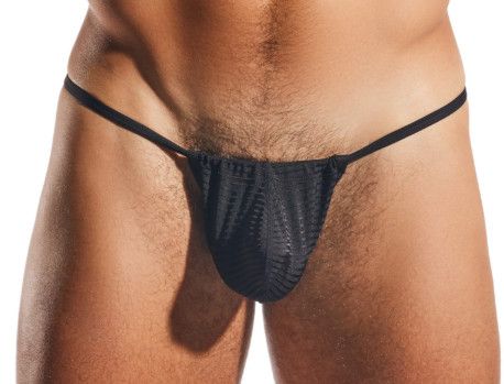 COCKSOX CX14LUX SEMI-SHEER SLINGSHOT NERO, Size: SMALL