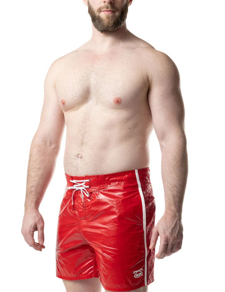 NASTY PIG CANDY APPLE BOARD SHORTS, Size: SMALL