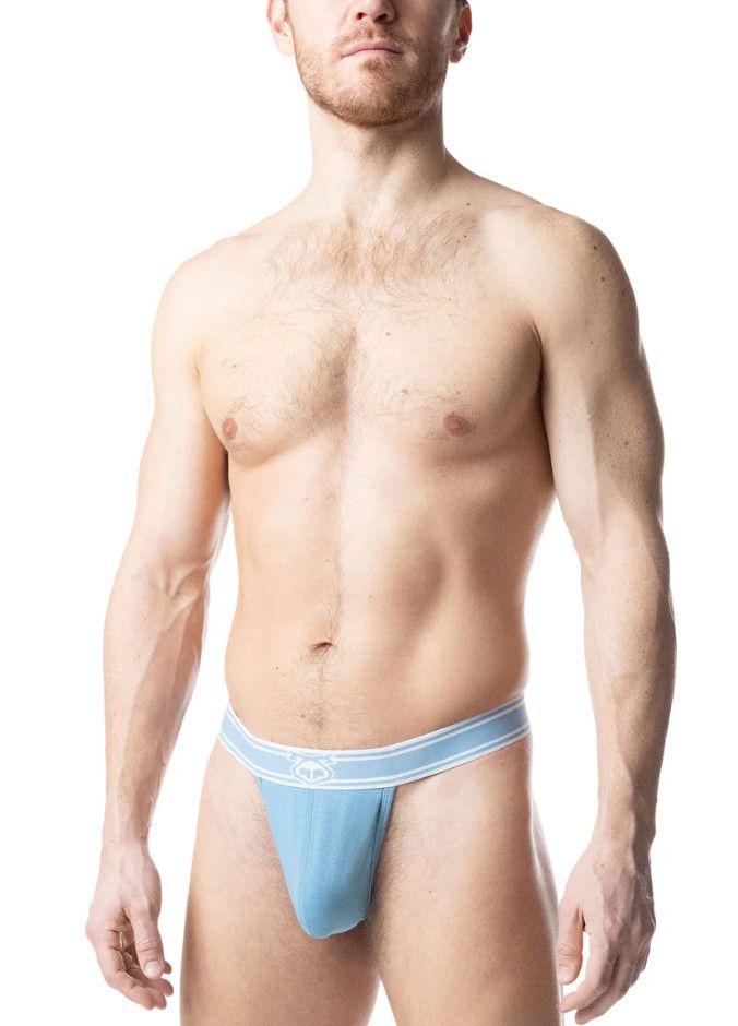 NASTY PIG CORE THONG LIGHT TEAL/WHITE NASTY PIG CORE THONG LIGHT TEAL/WHITE, Size: SMALL