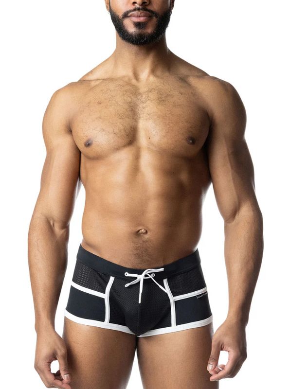 NASTY PIG OVERLAY SQUARE CUT BLACK/WHITE