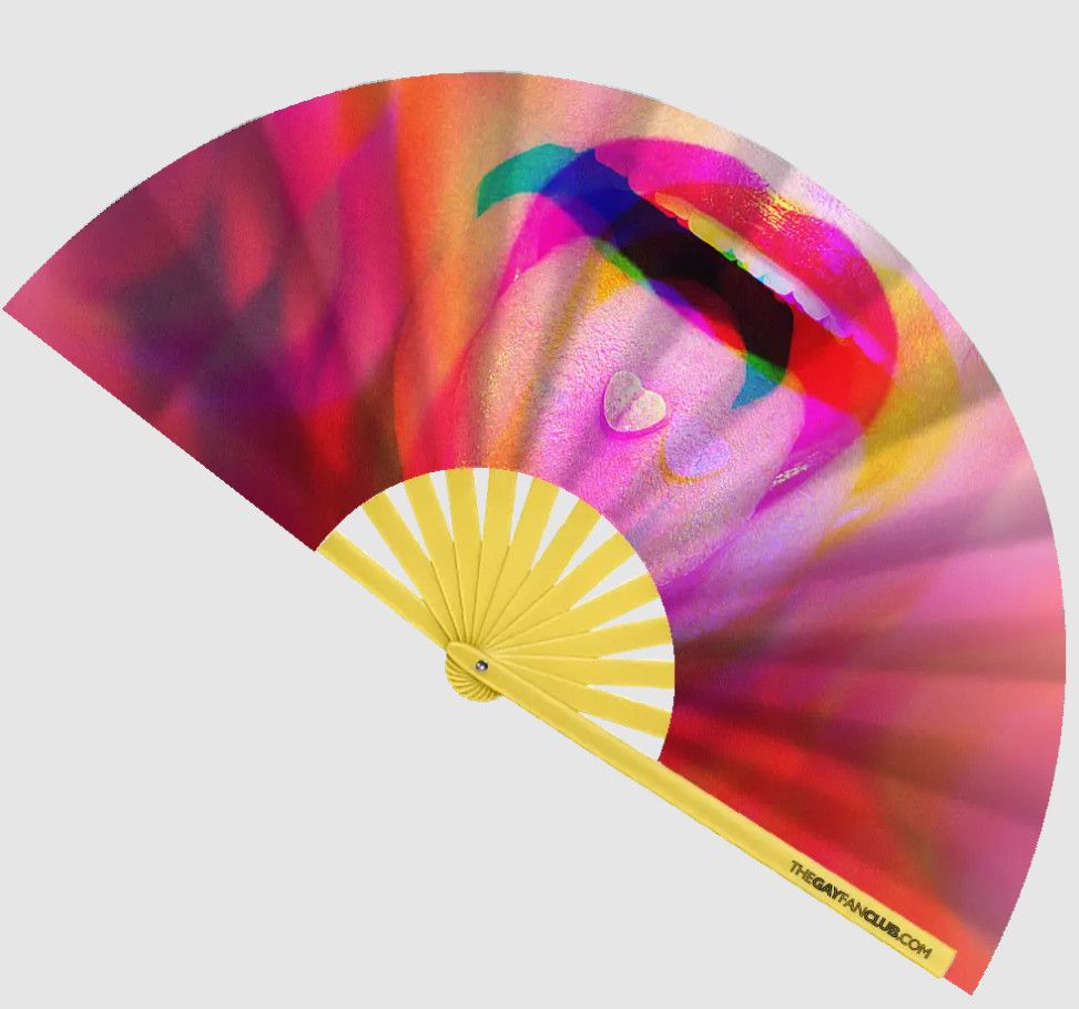 GAY FAN CLUB KANDI BAMBOO CLACK FAN GAY FAN CLUB KANDI BAMBOO CLACK FAN