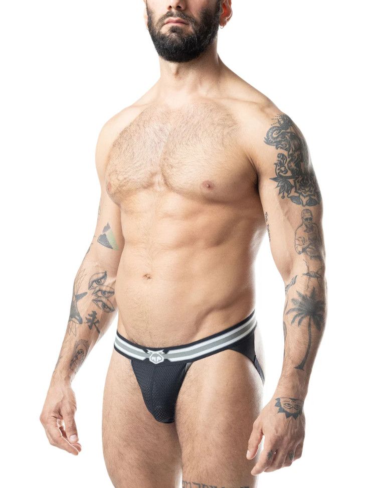 NASTY PIG SPITFIRE JOCK STRAP BLACK, Size: SMALL