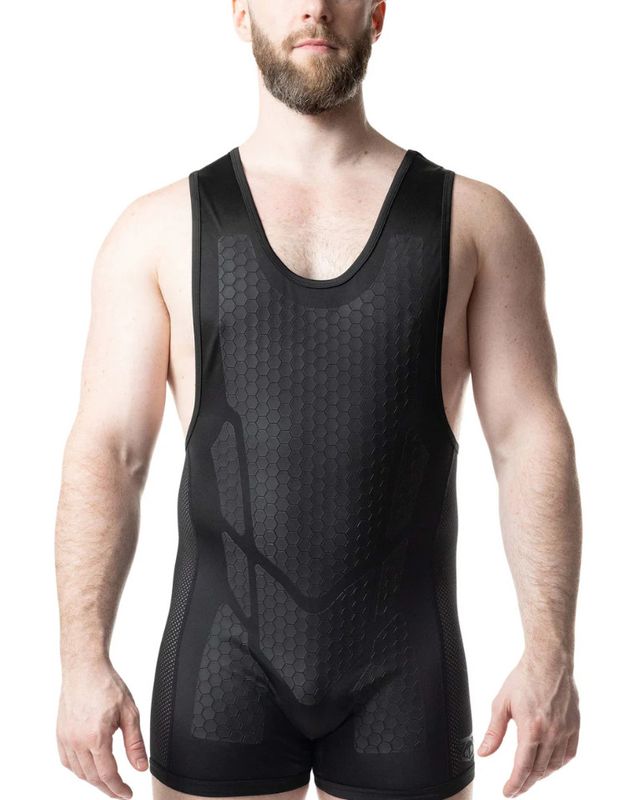NASTY PIG HEXXX SINGLET BLACK