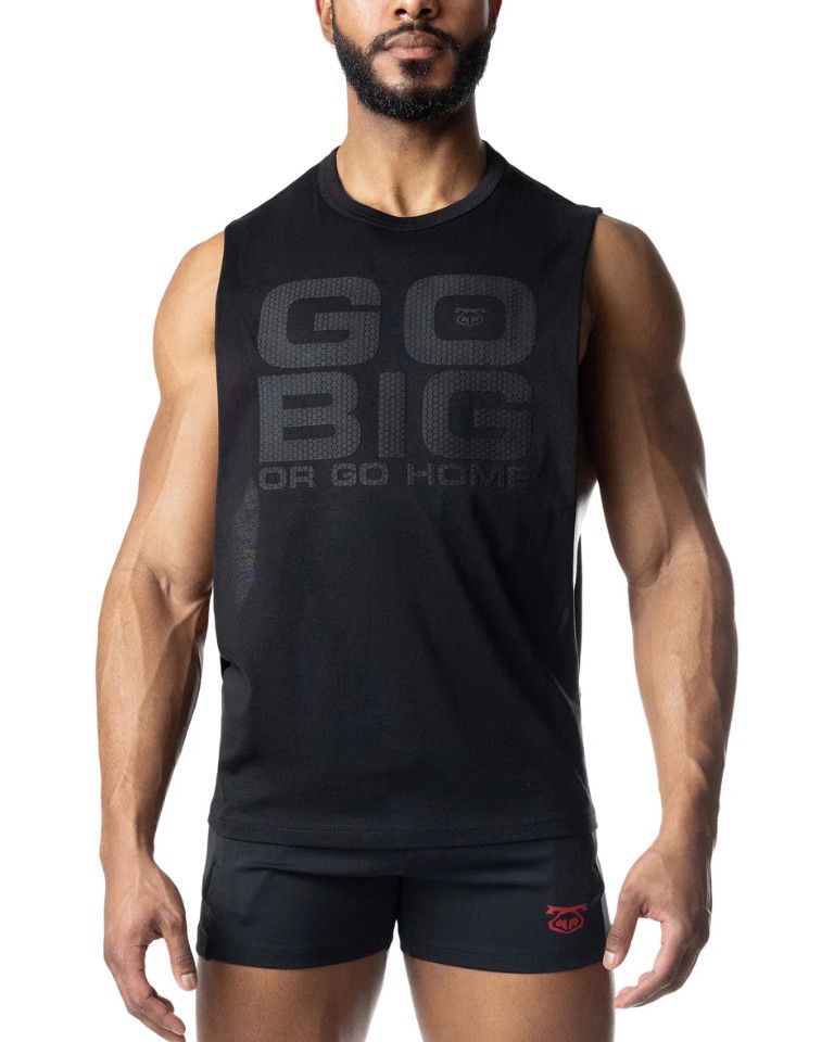 NASTY PIG GO BIG SHREDDER TANK TOP BLACK, Size: SMALL