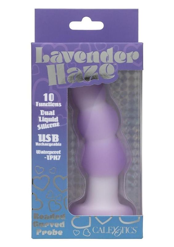 LAVENDER HAZE BEADED CURVED PROBE PURPLE