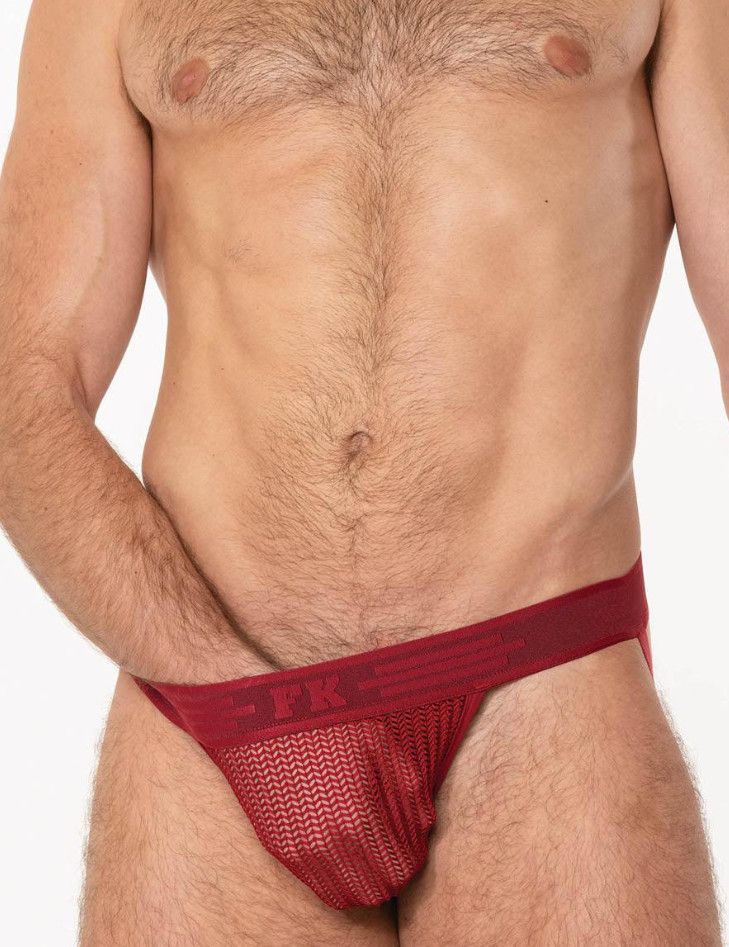 FULL KIT SPORT CAPTIVITY JOCK BURGUNDY FULL KIT SPORT CAPTIVITY JOCK BURGUNDY, Size: SMALL