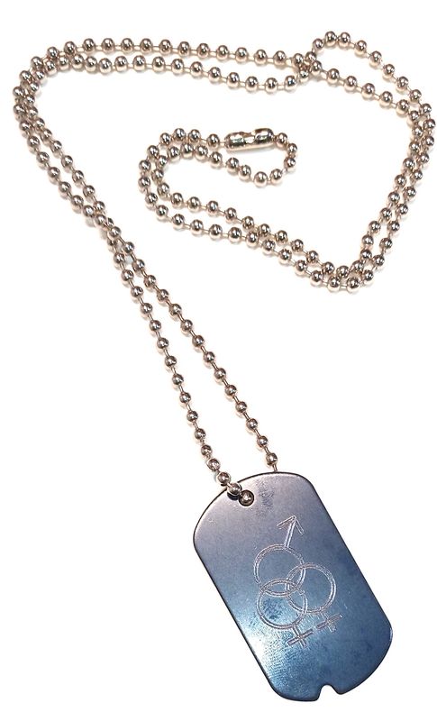 DOG TAG - POLY 1 MALE 2 FEMALE DOG TAG - POLY 1 MALE 2 FEMALE