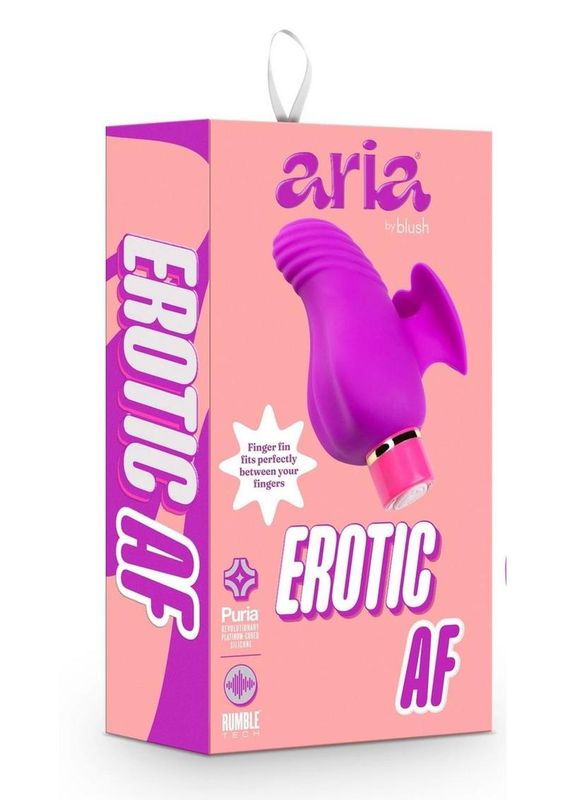 ARIA EROTIC AF SILICONE VIBRATOR PLUM
