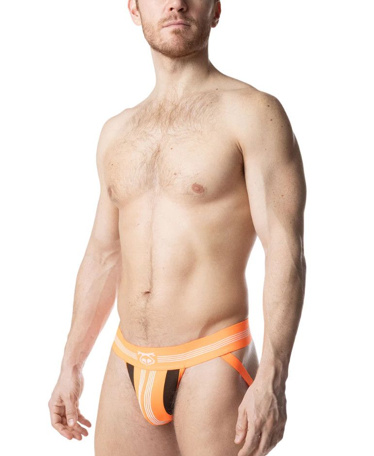 NASTY PIG HYPER JOCK STRAP VIBRANT ORANGE/WHITE/BLACK NASTY PIG HYPER JOCK STRAP VIBRANT ORANGE/WHITE/BLACK, Size: SMALL