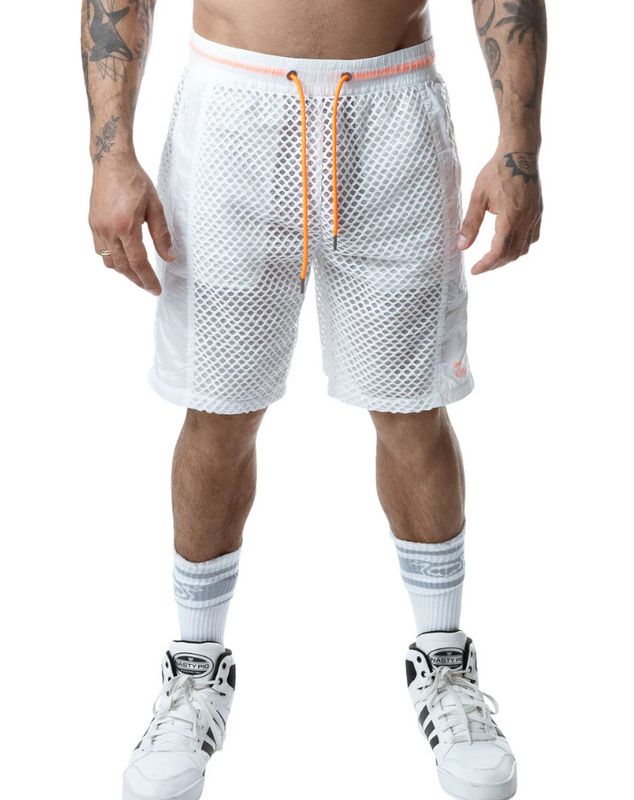 NASTY PIG HYPER CLASSIC SHORT WHITE/VIBRANT ORANGE