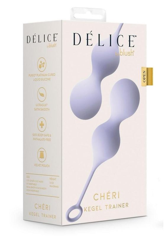 DELICE CHERI WEIGHTED SILICONE KEGEL TRAINER DELICE CHERI WEIGHTED SILICONE KEGEL TRAINER