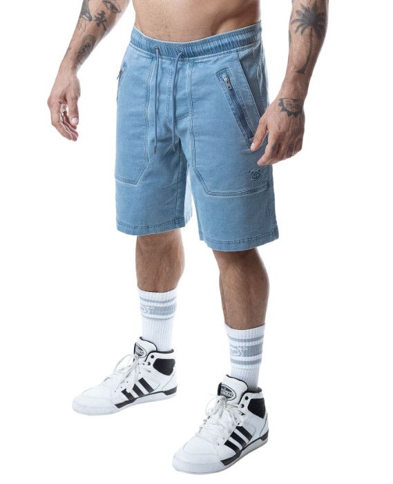 NASTY PIG EMBOSS CLASSIC SHORT MIRAGE BLUE NASTY PIG EMBOSS CLASSIC SHORT MIRAGE BLUE, Size: SMALL