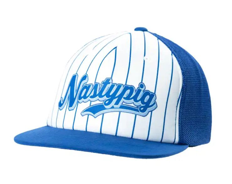NASTY PIG THIRD BASE TRUCKER CAP QUARTZ BLUE/WHITE OSFA