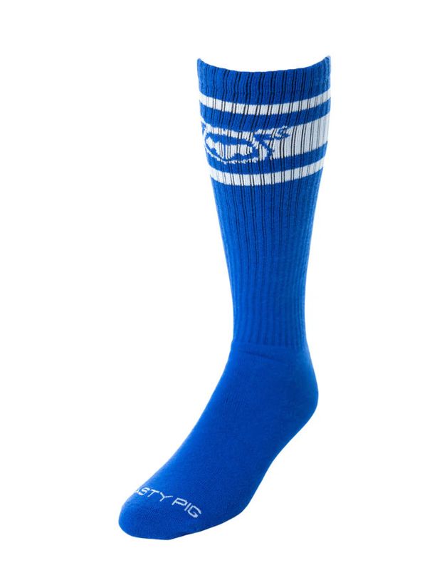 NASTY PIG HOOK'D UP SPORT SOCKS QUARTZ BLUE/WHITE OSFA