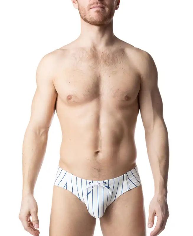 NASTY PIG THIRD BASE BIKINI WHITE/QUARTZ BLUE