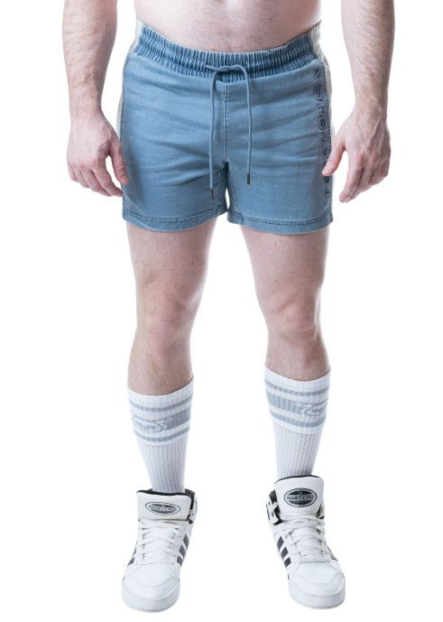 NASTY PIG EMBOSS RUGBY SHORT MIRAGE BLUE NASTY PIG EMBOSS RUGBY SHORT MIRAGE BLUE, Size: SMALL