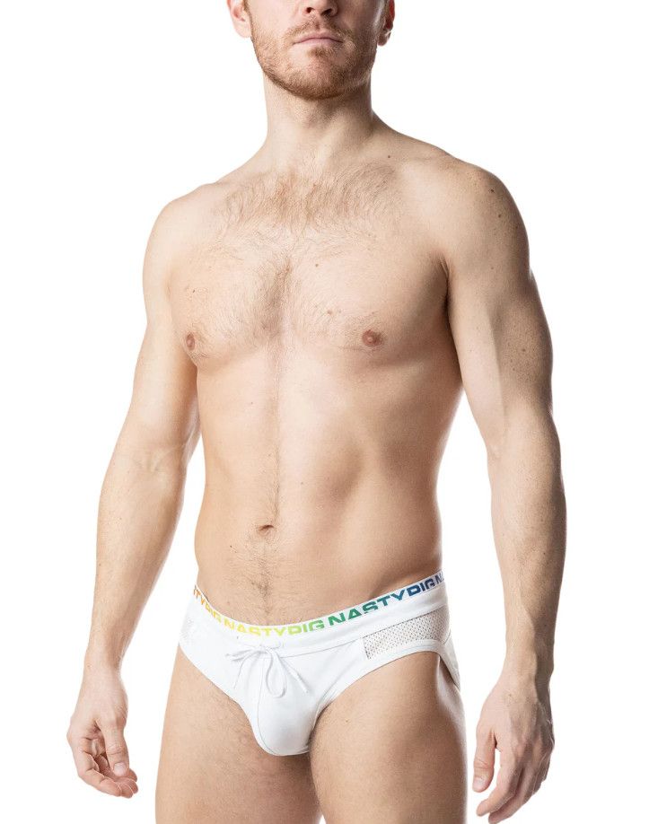 NASTY PIG PRISM PRIDE BIKINI WHITE/MULTI NASTY PIG PRISM PRIDE BIKINI WHITE/MULTI, Size: SMALL