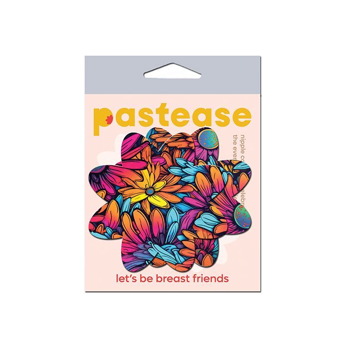 PASTEASE NEON FLOWERS PETAL MULTI-COLOR PASTIES
