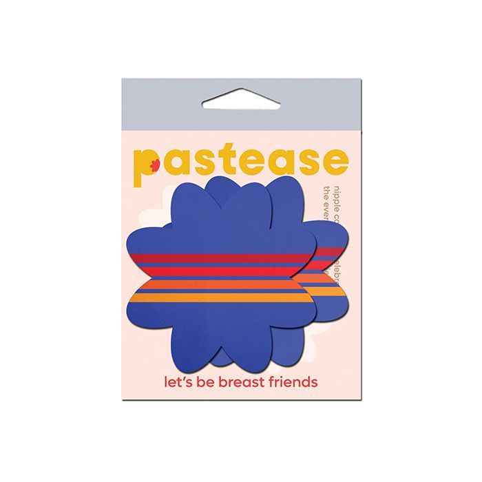 PASTEASE VIBRANT RETRO PETAL BLUE PASTIES