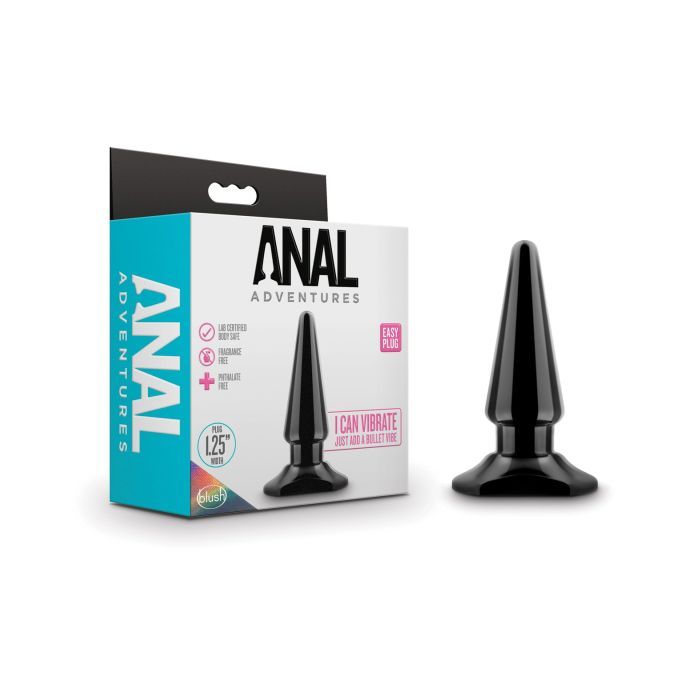 ANAL ADVENTURES EASY PLUG BLACK