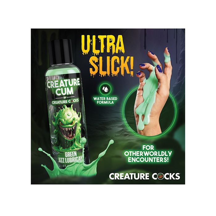 CREATURE COCKS CREATURE CUM GREEN WATER BASED LUBRICANT