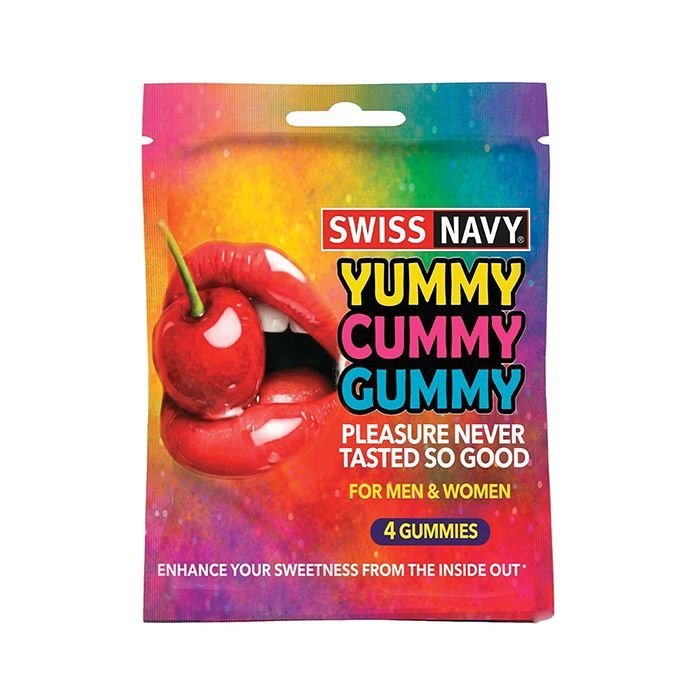 SWISS NAVY YUMMY CUMMY GUMMIES 4 COUNT