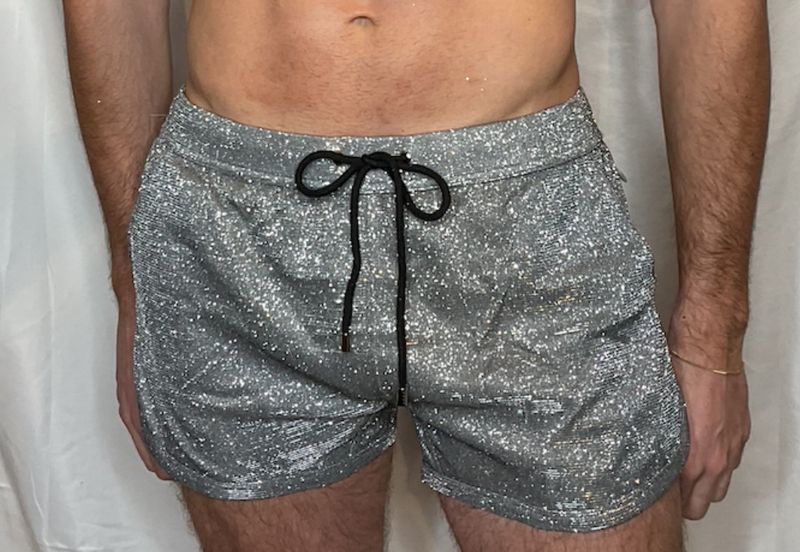 CHRIS TURK SWIM TO CLUB SHORT MIDNIGHT GLITTER CHRIS TURK SWIM TO CLUB SHORT MIDNIGHT GLITTER