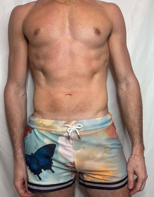 CHRIS TURK SWIM TO GYM SHORT BUTTERFLY CLOUDS CHRIS TURK SWIM TO GYM SHORT BUTTERFLY CLOUDS
