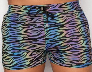 CHRIS TURK REFLECTIVE TIGER SWIM SHORT CHRIS TURK REFLECTIVE TIGER SWIM SHORT