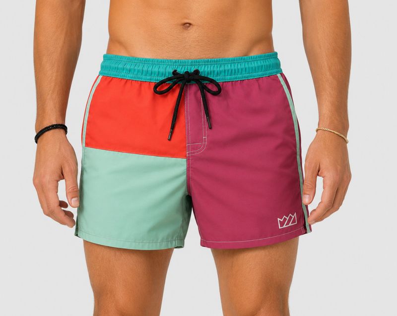 CHRIS TURK SWIM TO GYM COLORBLOCK SWIM SHORT CHRIS TURK SWIM TO GYM COLORBLOCK SWIM SHORT