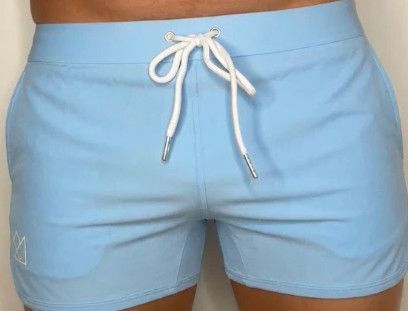 CHRIS TURK SWIM TO GYM ICE BLUE SWIM SHORT CHRIS TURK SWIM TO GYM ICE BLUE SWIM SHORT
