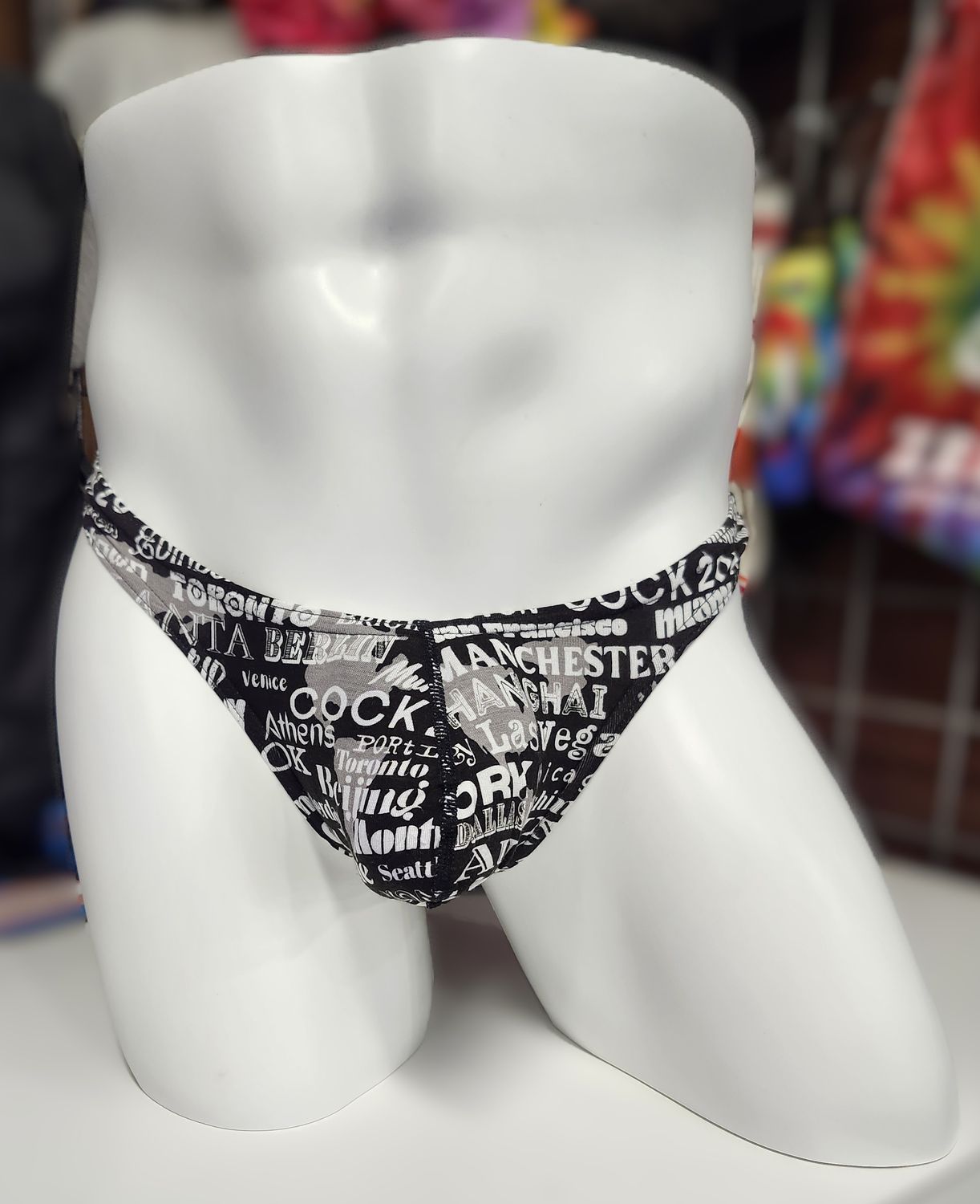 COCKSOX CX05MD MODAL THONG VICENNIAL BLACK COCKSOX CX05MD MODAL THONG VICENNIAL BLACK, Size: SMALL