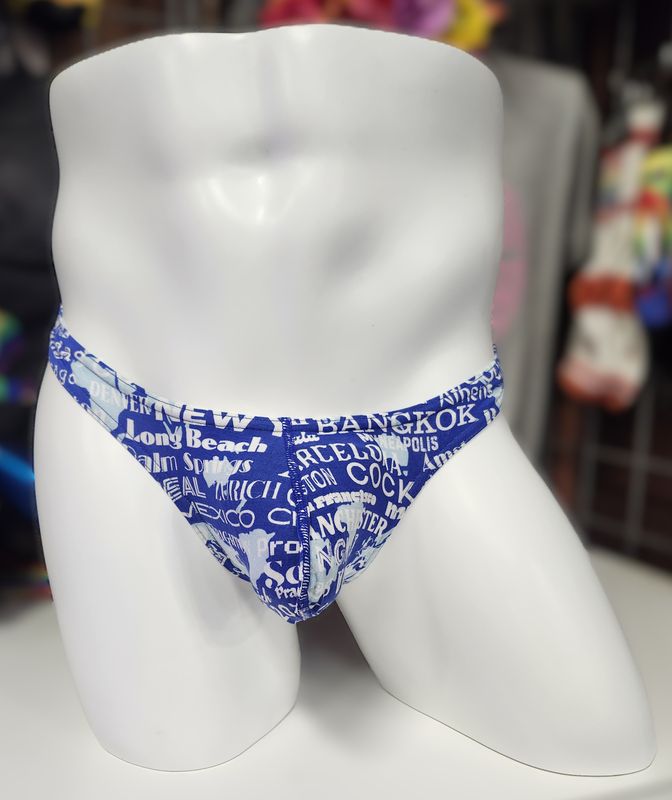 COCKSOX CX05MD MODAL THONG VICENNIAL BLUE