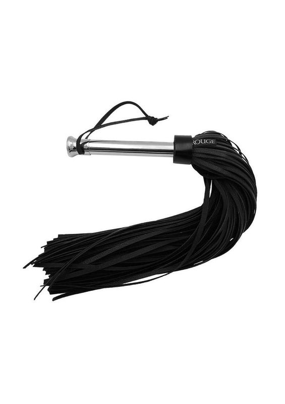 ROUGE LEATHER FLOGGER WITH STEEL HANDLE