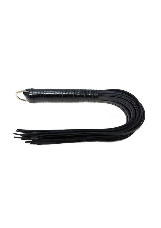 ROUGE LEATHER SPIRAL FLOGGER BLACK