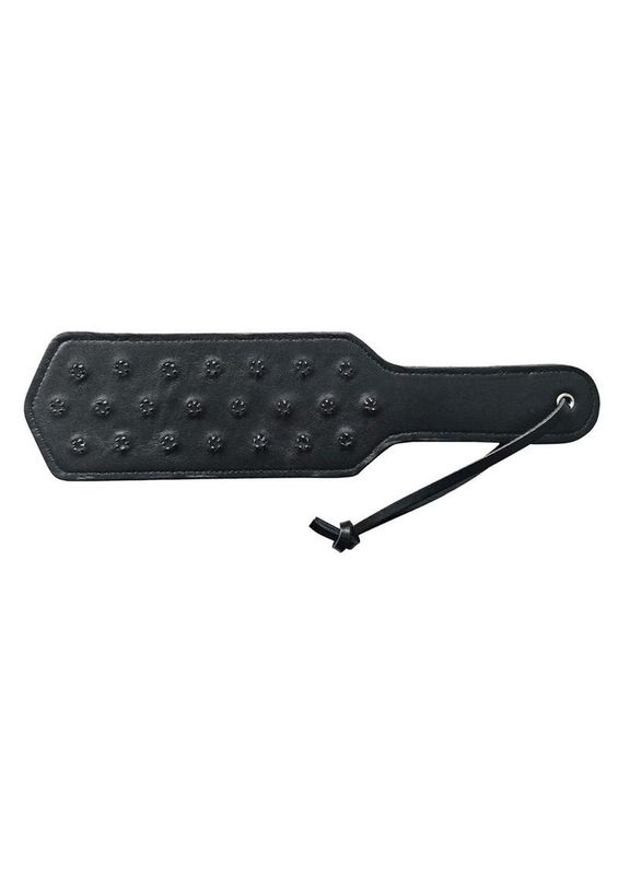 ROUGE LEATHER PIN PRICK PADDLE BLACK