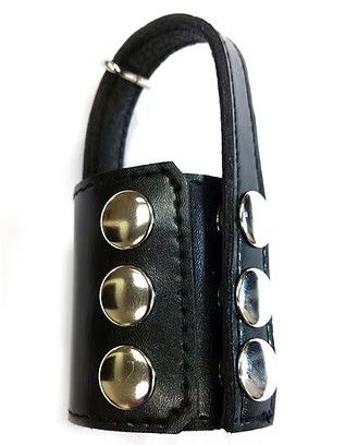 ROUGE LEATHER BALL STRETCHER BLACK MEDIUM