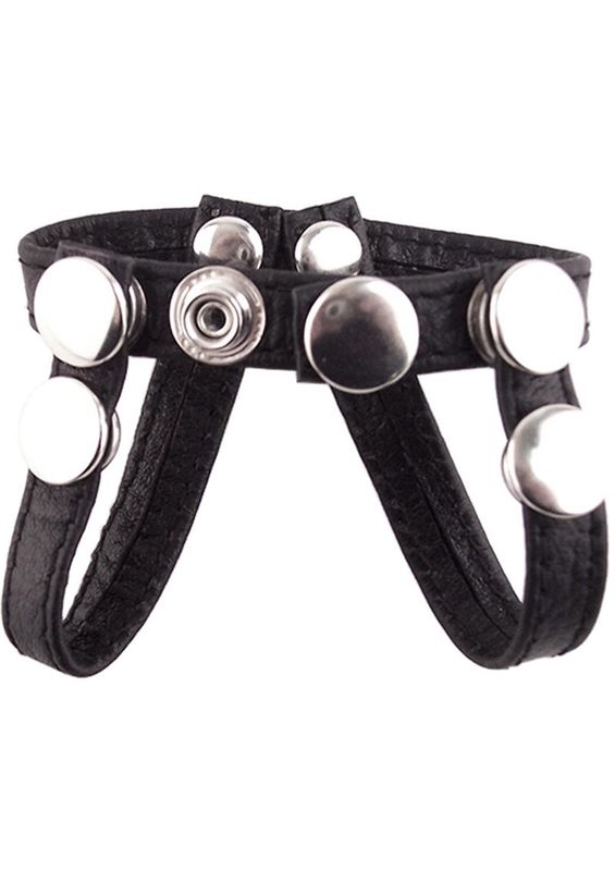 ROUGE ARAB STRAP LEATHER COCK & BALL STRAP