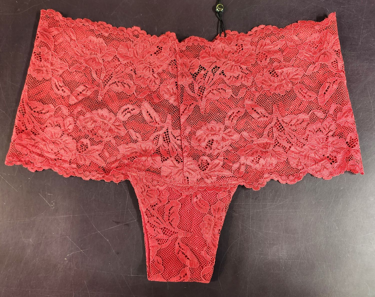 BELLA LACE CHEEKY CRIMSON RED BELLA LACE CHEEKY CRIMSON RED, Size: SMALL