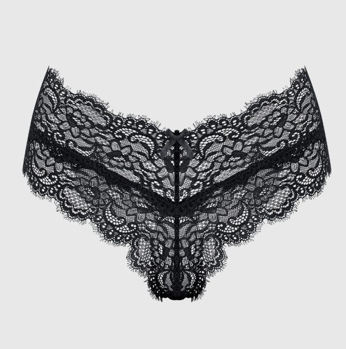 LANA LACE V FRONT G-STRING BLACK, Size: SMALL