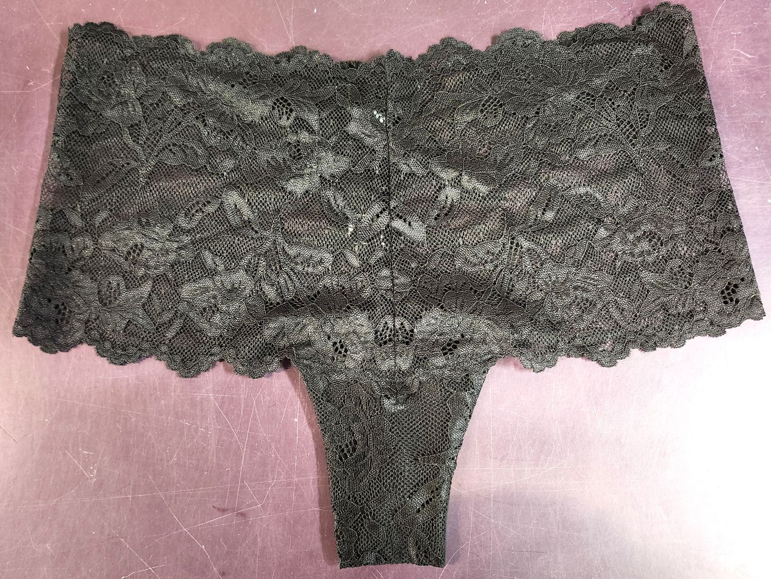 BELLA LACE CHEEKY BLACK BELLA LACE CHEEKY BLACK, Size: SMALL