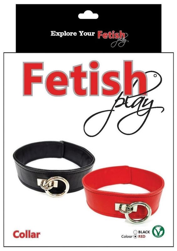 FETISH PLAY VEGAN LEATHER COLLAR